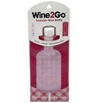 Wine2Go Foldable Wine Bottle in Rose Pink