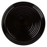 8.25" Black Ceramic Salad Plate