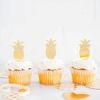 My Mind's Eye 8 Count 3.5" Acrylic Pineapple Cupcake Toppers