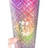 Dazzling 24 oz Sunset  10" Holographic Tumbler with Straw