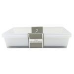 2 Pack Drawer Organizer 9.76" x 6.77" x 2.36"