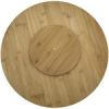 19.5" Bamboo Wood Rotating Serving Board