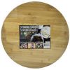 19.5" Bamboo Wood Rotating Serving Board