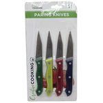 4 Piece Multicolor Paring Knives Set