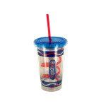 Crayola Portable Beverage Cup with Spiral Straw