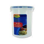 Four-way locking storage container