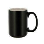 15-Ounce Black Matte Mug