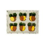 Pineapple Magnets Set