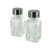 2 piece Glass Salt/Pepper Set