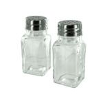 2 piece Glass Salt/Pepper Set