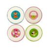 Printed Plastic Plates Set