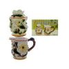 Magnolia Ceramic Sugar & Creamer Set