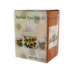 3-Piece Sunflower Table Set
