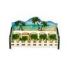Palm Tree Spice Rack with Shaker Jars Set