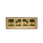 CERAMIC TRAY PALMS 5726