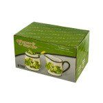 Ceramic Frog Creamer & Sugar Jar Set