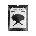 Black Glitz Dessert Stand