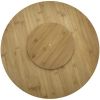 19.5" Bamboo Wood Rotating Serving Board