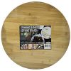 19.5" Bamboo Wood Rotating Serving Board