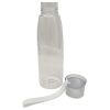 24 oz Spill Resistant Plastic Portable Water Bottle Jar with Silicone Handle in Assorted Colors