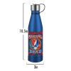 Grateful Dead Steal Your Face 17 Oz Stainless Steel Bottle