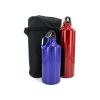 Aluminum bottle set with carrying bag