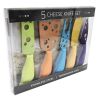 5 Piece Colorful Non Stick Cheese Butter Knife Spreaders Set