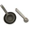 8 Piece Bamboo Fiber Measuring Cups and Spoons Set