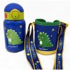 16 oz Kids Dragon Double Wall Vacuum Water Bottle and Carrier Bag with Strap
