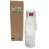 24 oz Spill Resistant Plastic Portable Water Bottle Jar with Silicone Handle in Assorted Colors