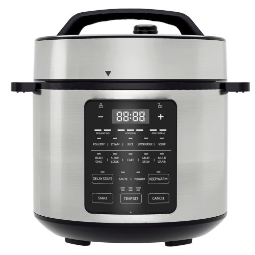 9 in 1 Electric Pressure Cooker 6 Quart, Steamer, Yogurt Maker, Warmer & Sterilizer, Saute, Slow Cooker, Rice Cooker, Egg Cooker 9 in 1 Electric Pressure Cooker 6 Quart, Steamer, Yogurt Maker, Warmer & Sterilizer, Saute, Slow Cooker, Rice Cooker, Egg Cooker