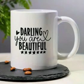 Inspirational Faith Life Quote Coffee Mug - 11oz Ceramic Tea Cup, Perfect for Office/School/Home, Ideal Birthday,