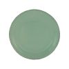 Ceramic Plate with Dragonfly Accent