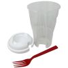 Salad To Go Container in Red