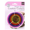 6 Pack Flower Ruffle Cookie Cutters