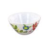 Large melamine bowl with flower design