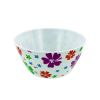 Melamine bowl with flower print