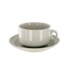 9-Ounce White Cup and Saucer Set