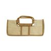 Natural Wine Tote Bag with Bamboo Handles