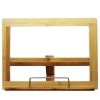 12.5" x 9.45" Bamboo Cook Book Holder Stand