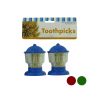 Toothpick dispensers, assorted, pack of 2