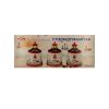 3 Piece Light House Ceramic Storage Jar Set