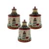 3 Piece Light House Ceramic Storage Jar Set