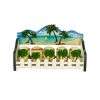 Palm Tree Spice Rack with Shaker Jars Set