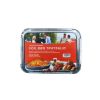 Barbecue tray and lid, 6 pieces