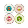 Printed Plastic Plates Set