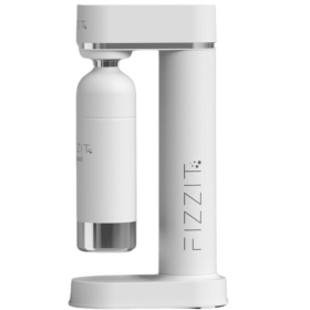 FIZZIT™ Spärklï Carbonated Water Soda Maker with Stainless Steel Bottle – Eco-Friendly, Dishwasher Bottles - Sparkling Water Maker (Color: White, C02 Cylinder: nan)